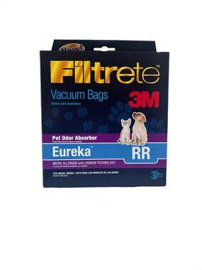Eureka RR Vacuum Bags 3M Filtrete Pet Odor Absorber Micro Allergen Carbon Tech